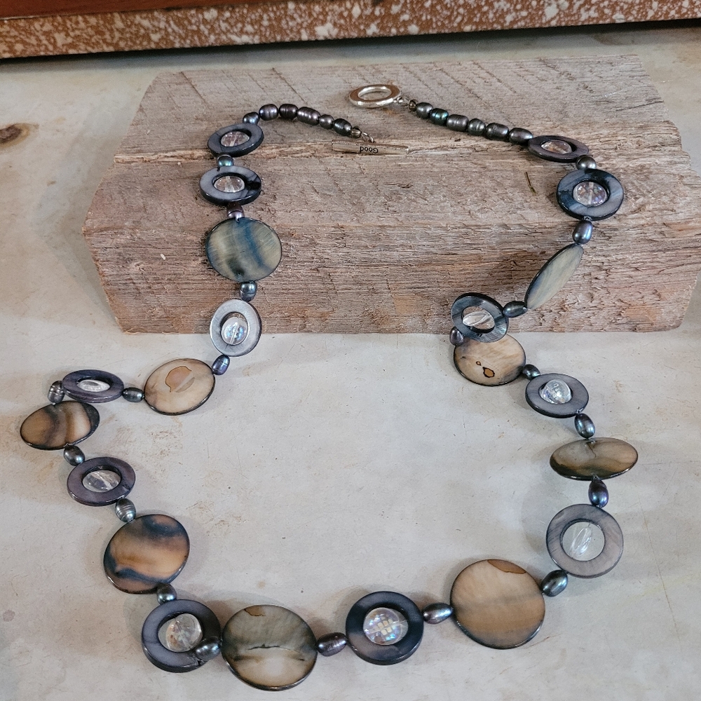 Fast shipping last minute gift, nice necklace, earth tone jewelry, gift for her